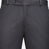 Canes Grey Plain Formal Cotton Pant - John Ellies
