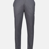 Canes Grey Plain Formal Cotton Pant - John Ellies