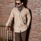 Enzon Beige Plain Oxford Cotton Shirt - John Ellies