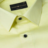 Calamansi Yellow Premium Giza Cotton Shirt