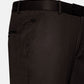 Canes Brown Plain Formal Cotton Pant - John Ellies