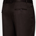 Canes Brown Plain Formal Cotton Pant - John Ellies