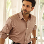 Dion Tuscan Plain Cotton Shirt - John Ellies