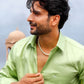 Dion Lime Plain Cotton Shirt - John Ellies
