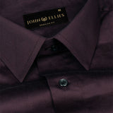 Eggplant Purple Premium Giza Cotton Shirt