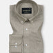 Airloom Bone Plain Linen Button Down Shirt - John Ellies