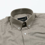 Airloom Bone Plain Linen Button Down Shirt - John Ellies