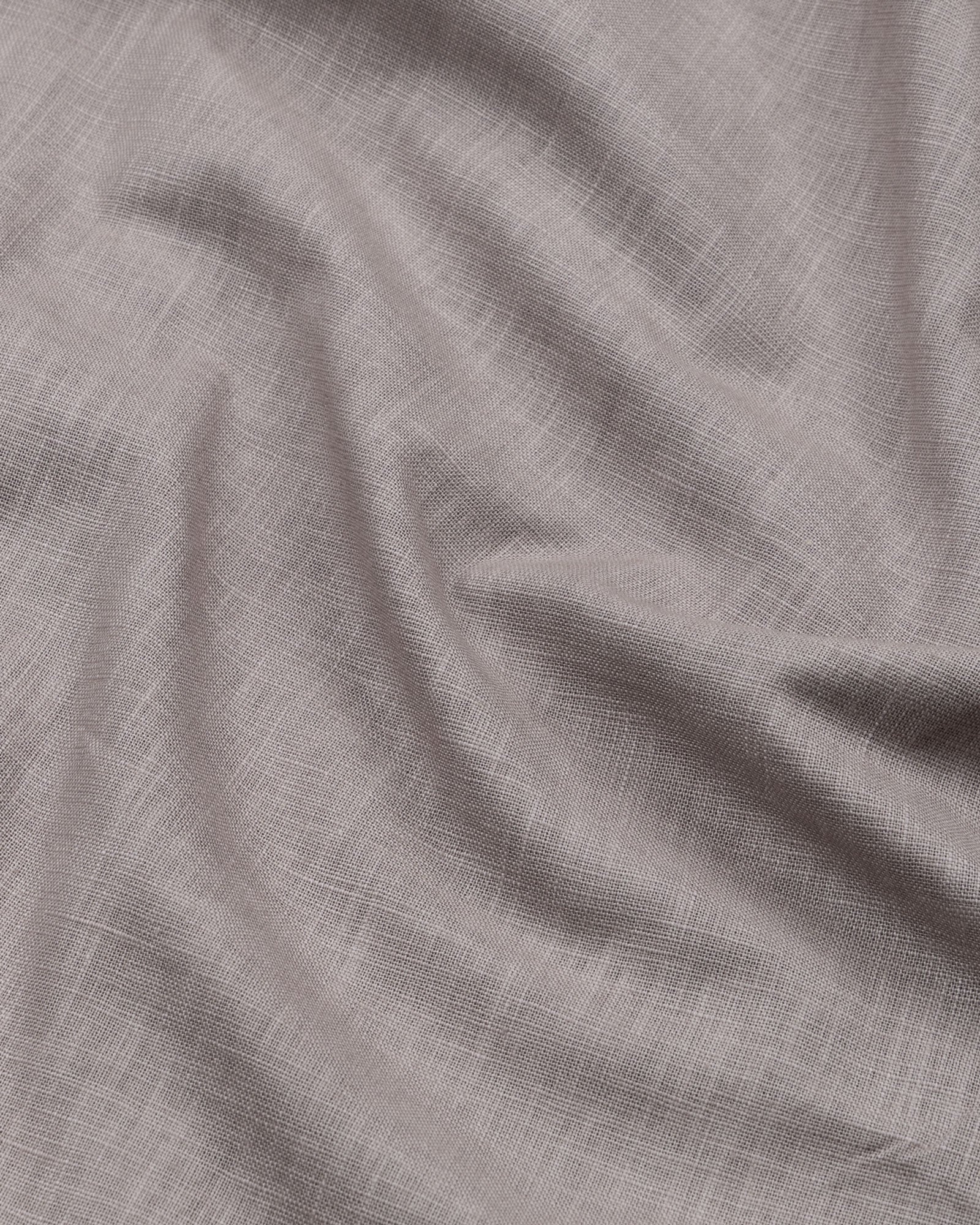 Airloom Brown Plain Linen Button Down Shirt - John Ellies