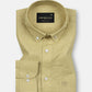 Airloom Gold Plain Linen Button Down Shirt - John Ellies