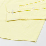 Airloom Yellow Plain Linen Button Down Shirt - John Ellies