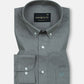 Airloom Smoke Plain Linen Button Down Shirt - John Ellies