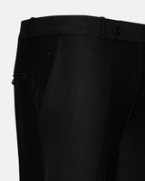 Canes Black Plain Formal Cotton Pant