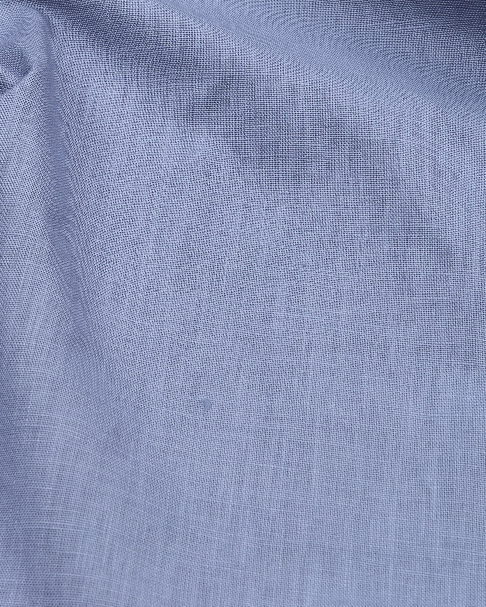 Airloom Grey Plain Linen Button Down Shirt - John Ellies