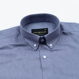 Airloom Grey Plain Linen Button Down Shirt - John Ellies