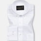 Airloom White Plain Linen Button Down Shirt - John Ellies