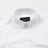 Airloom White Plain Linen Button Down Shirt - John Ellies