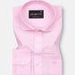 Solin Pink Plain Linen Shirt - John Ellies