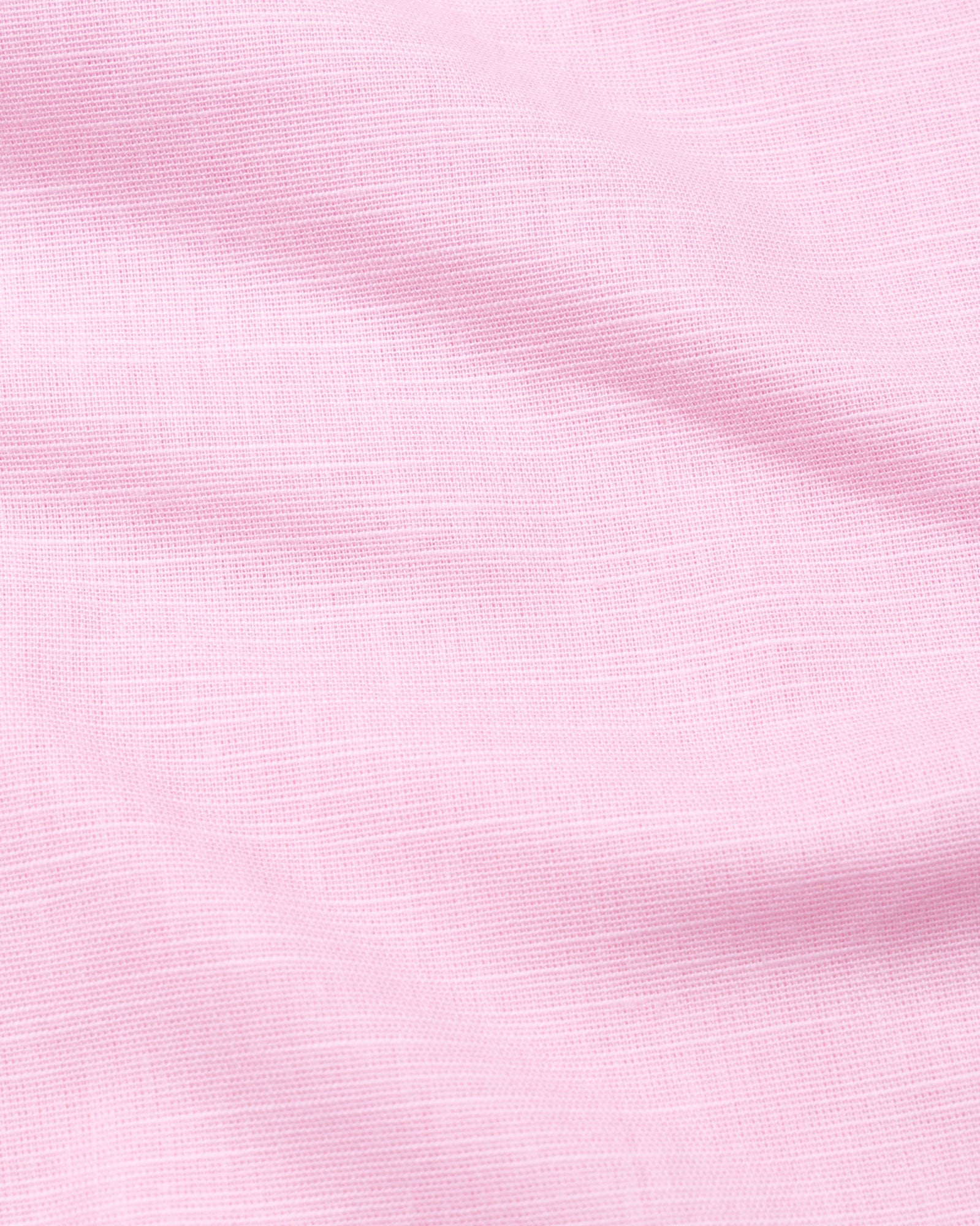Solin Pink Plain Linen Shirt - John Ellies