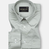 Braun Olive Plain Cotton Shirt - John Ellies