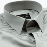 Braun Olive Plain Cotton Shirt - John Ellies