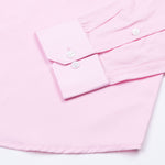 Braun Pink Plain Cotton Shirt - John Ellies