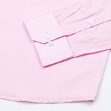 Braun Pink Plain Cotton Shirt - John Ellies