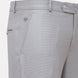 Mance Silver Textured Formal Cotton Pant - John Ellies