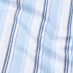 Caevor Blue Strips Linen Shirt - John Ellies