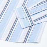 Caevor Blue Strips Linen Shirt - John Ellies