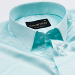 Zephan Cyan Premium Satin Shirt - John Ellies