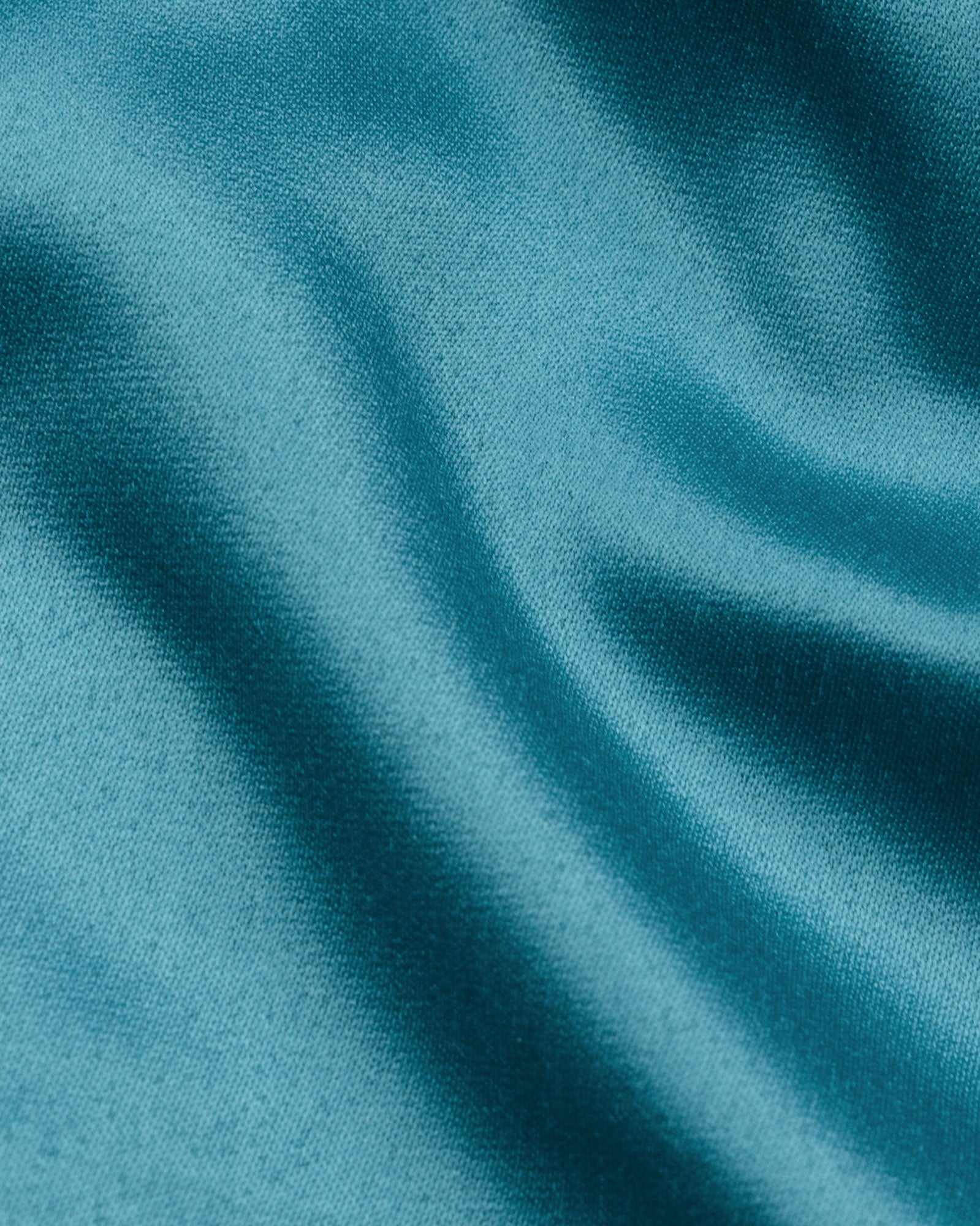 Zephan Teal Premium Satin Shirt - John Ellies