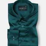 Zephan Green Premium Satin Shirt - John Ellies