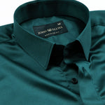 Zephan Green Premium Satin Shirt - John Ellies
