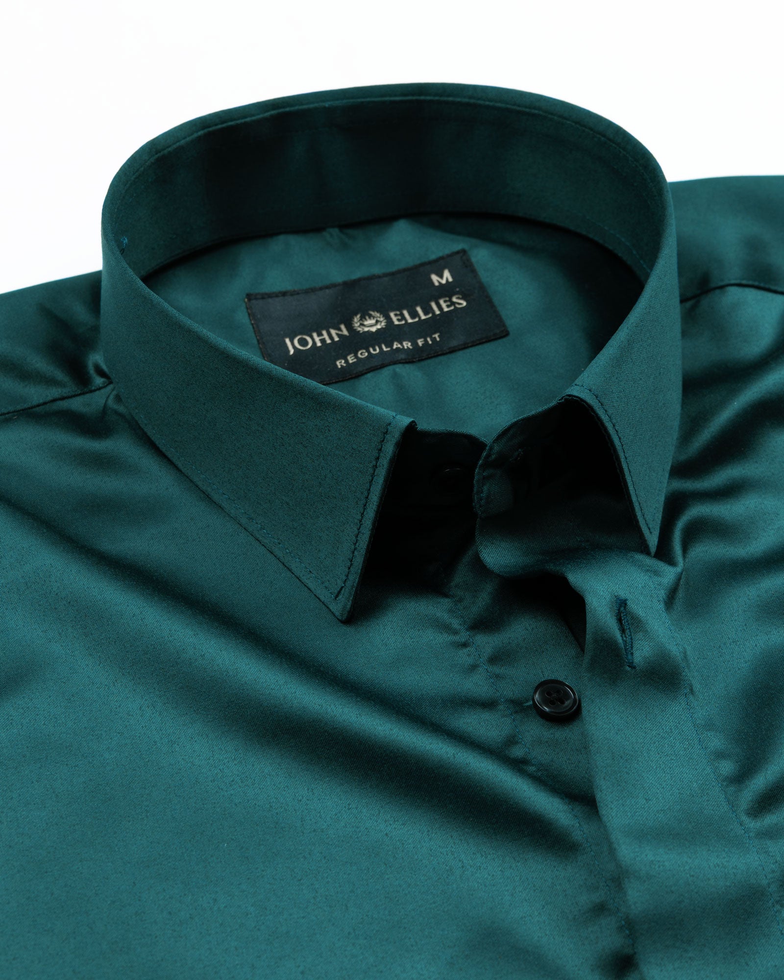 Zephan Green Premium Satin Shirt - John Ellies