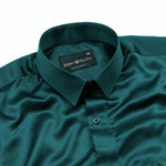 Zephan Green Premium Satin Shirt - John Ellies