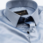 Zephan Silver Premium Satin Shirt - John Ellies