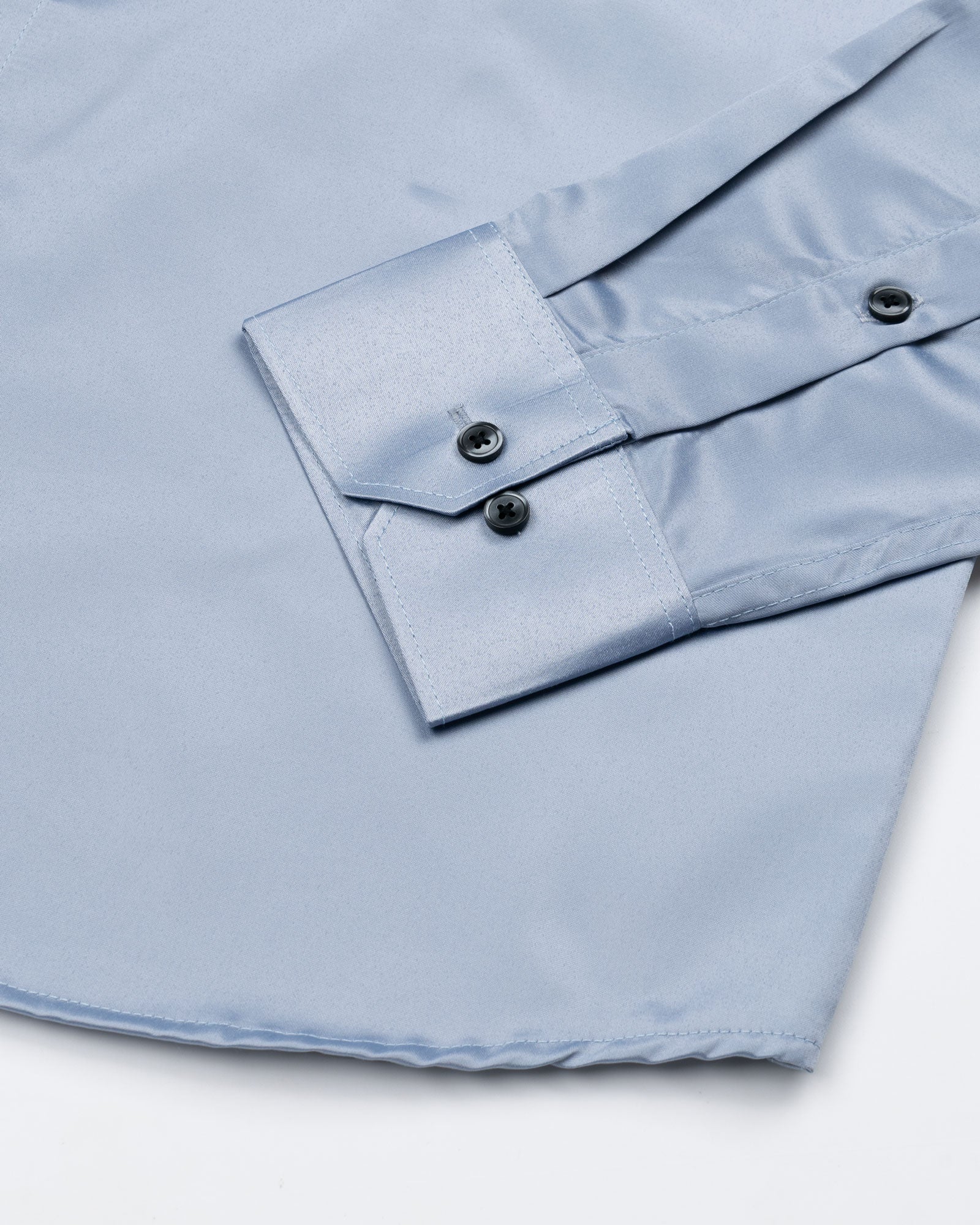 Zephan Silver Premium Satin Shirt - John Ellies