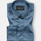 Zephan Grey Premium Satin Shirt - John Ellies