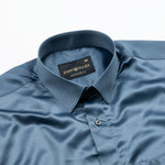 Zephan Grey Premium Satin Shirt - John Ellies