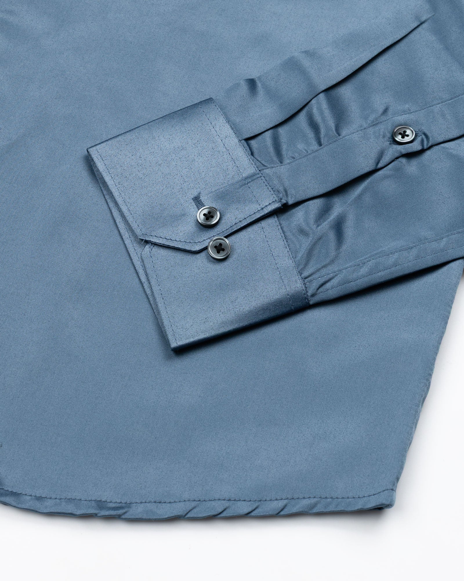 Zephan Grey Premium Satin Shirt - John Ellies