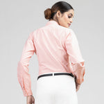 Strata Orange Stripes Oxford Cotton Women Shirt - John Ellies