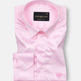 Zephan Pink Premium Satin Shirt - John Ellies