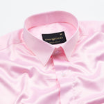 Zephan Pink Premium Satin Shirt - John Ellies