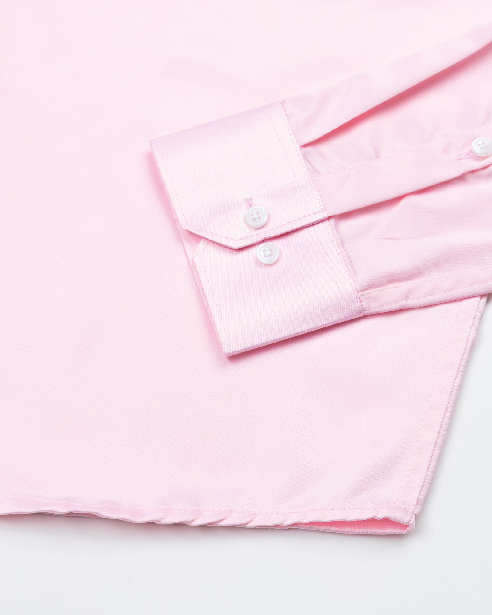 Zephan Pink Premium Satin Shirt - John Ellies