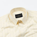 Biscay Yellow Stripes Cotton Shirt - John Ellies