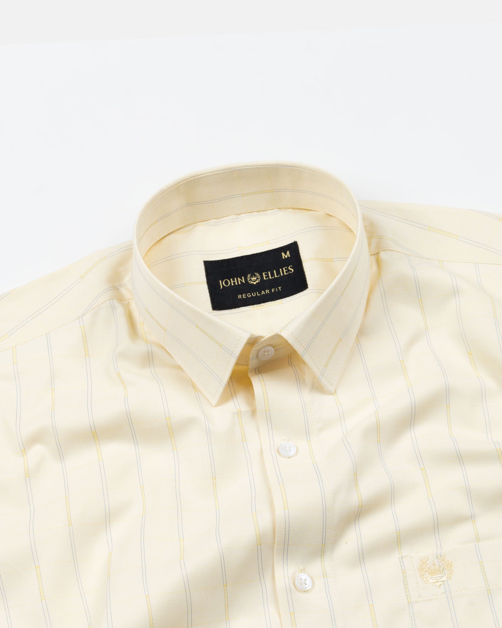 Biscay Yellow Stripes Cotton Shirt - John Ellies