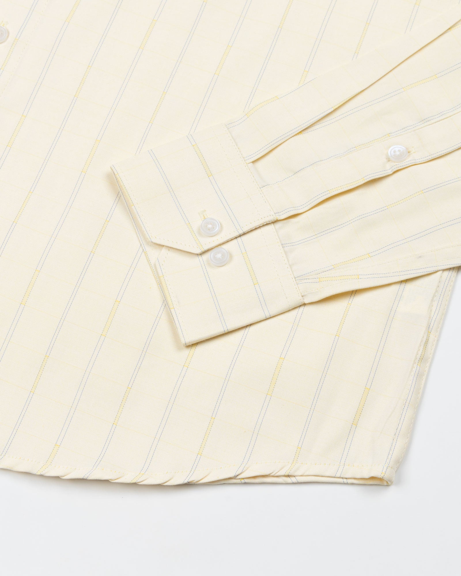 Biscay Yellow Stripes Cotton Shirt - John Ellies