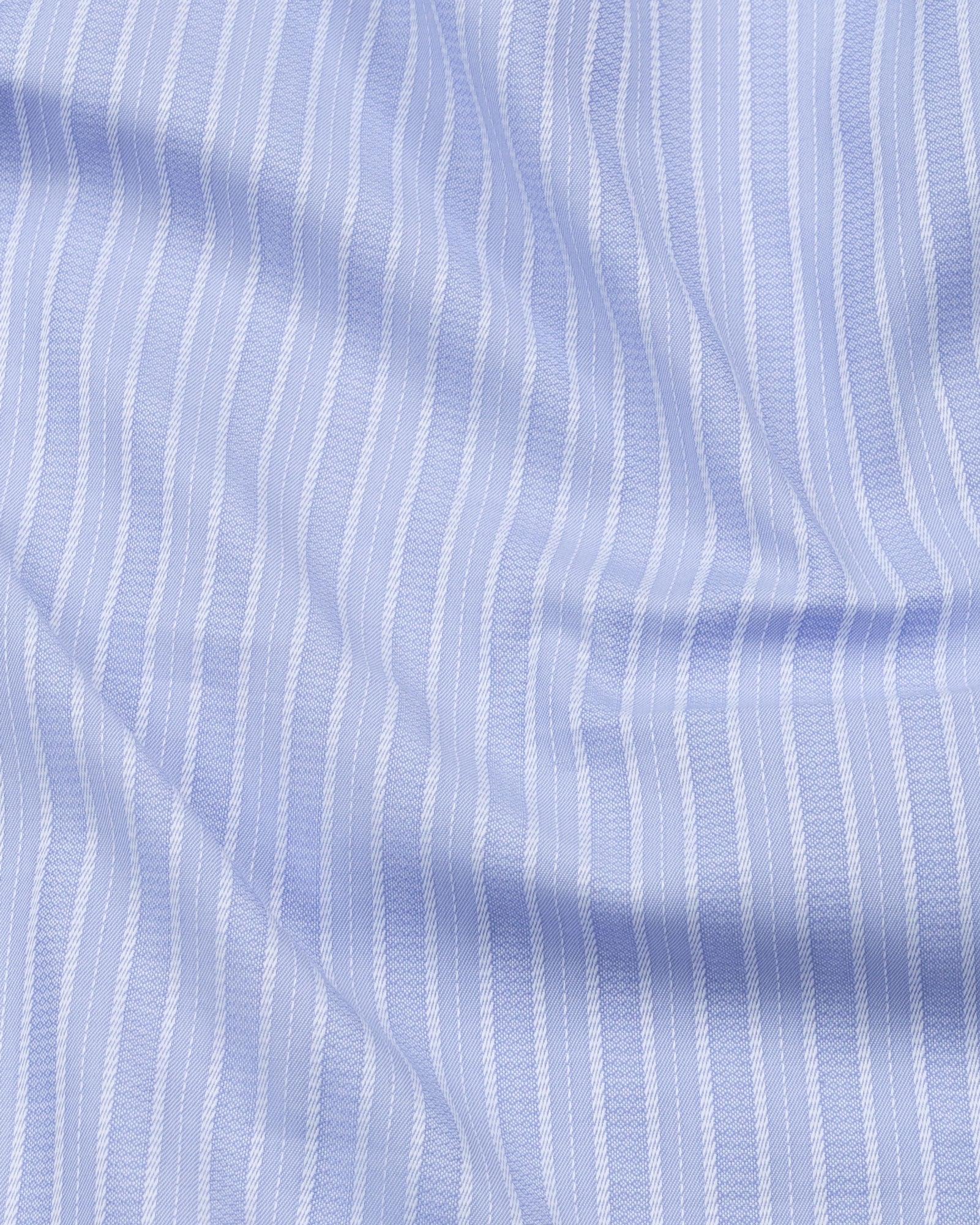 Biscay Light Blue Stripes Cotton Button Down Shirt - John Ellies