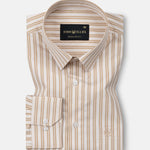 Biscay Yellow Multi Stripes Cotton Shirt - John Ellies