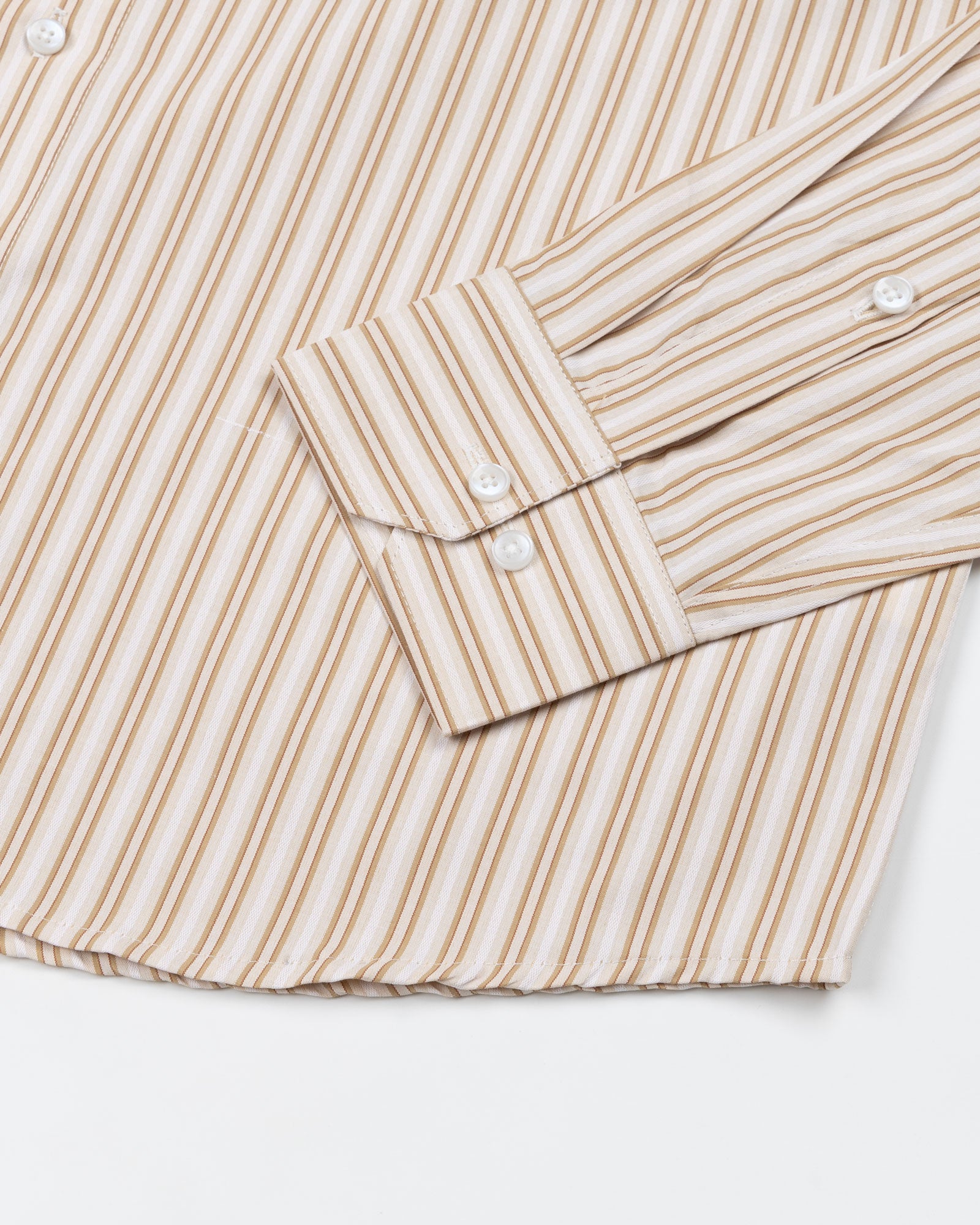 Biscay Yellow Multi Stripes Cotton Shirt - John Ellies